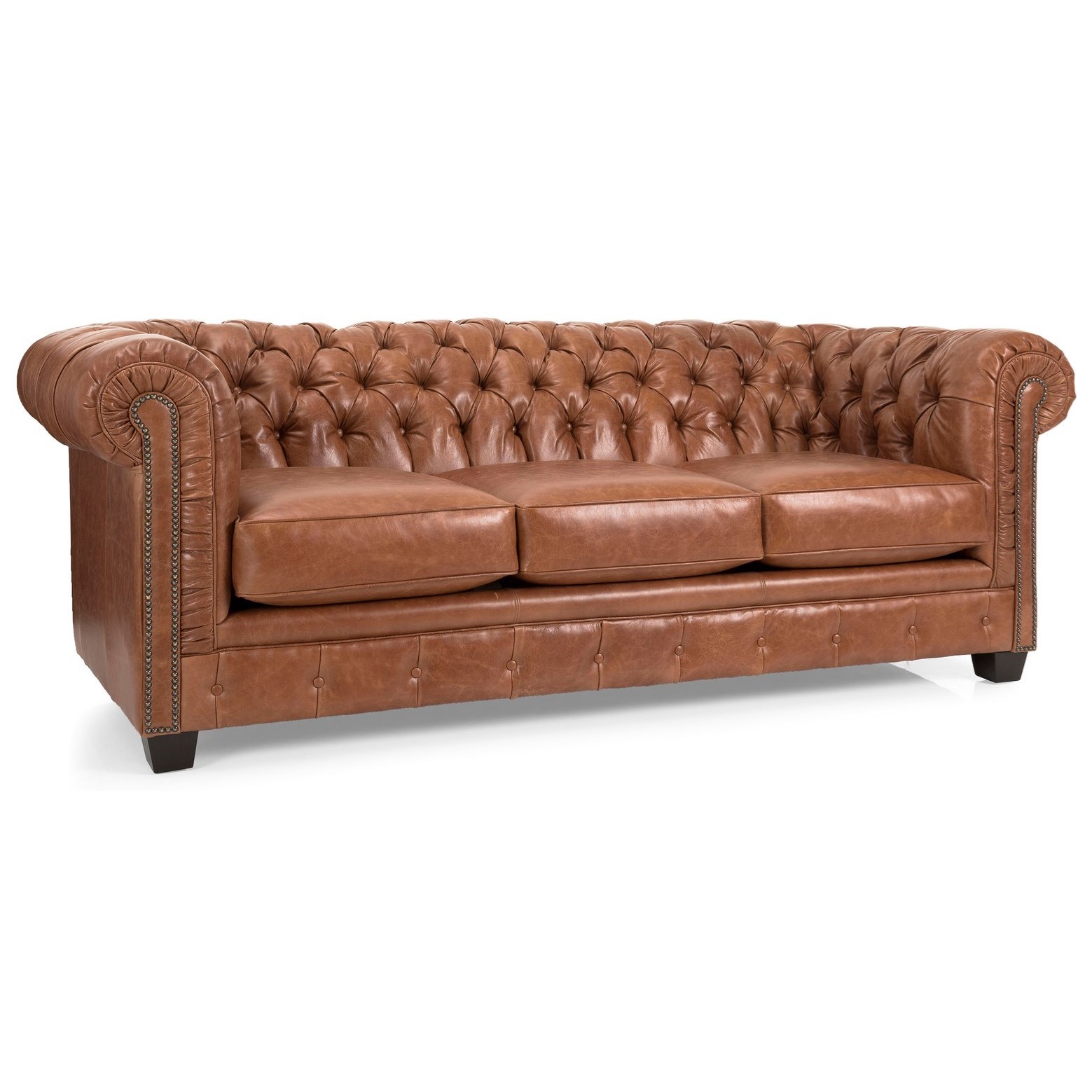 Decor Rest 2230 Series Transitional Customizable Tufted Back Sofa